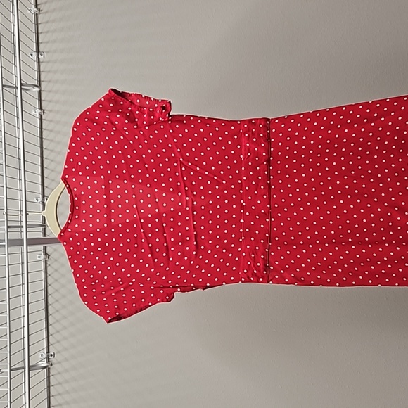 Flynn Skye maxi dress polka dot red white Small - Picture 3 of 3